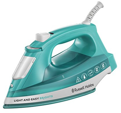 Russell Hobbs 24840 Light & Easy Brights Iron, 2400 Watt, Aqua
