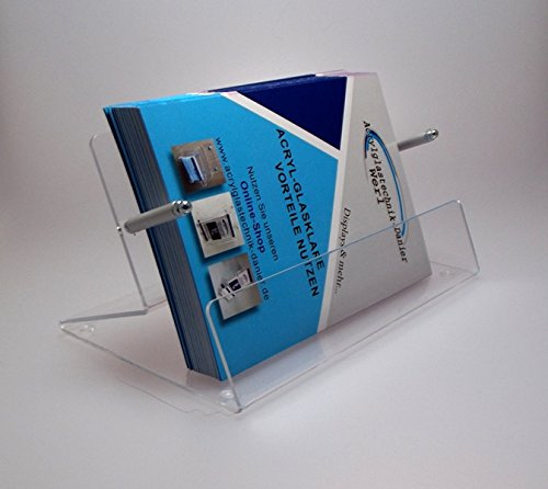 Flyer- und Postkarten Ständer für DIN A6 Querformat Prospekt Ständer