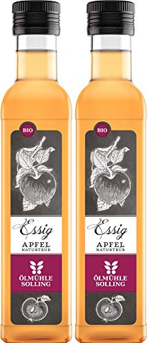 Ölmühle Solling Apfelessig naturtrüb - 2x250ml / 500ml - BIO