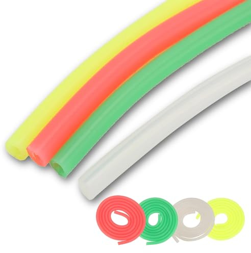 Drfeify Silicone Fuel Line Tube, Universal Upgrade, 3x5mm | RC Gasoline Car Model, for Modelismo, Coches a Gasolina, Actualizaciones de Piezas
