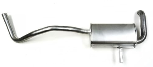 VEGAZ RS-370 Endschalldämpfer Hinten Kompatibel mit RENAULT Scénic 2 JM0/1 8200189569