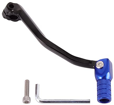GOOFIT Motorcycle Blu Alta Qualità Lega di Alluminio Pedal Pieghevole Leve del cambio Sostituzione per Moto ATV Sump