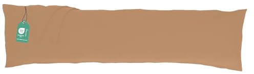 livessa Seitenschläferkissen mit Bezug 40 x 145 cm -Schwangerschaftskissen/Pregnancy Pillow/Stillkissen mit Kissenbezug aus%100 Baumwolle, Verdeckter Reißverschluss an der Langen Seite