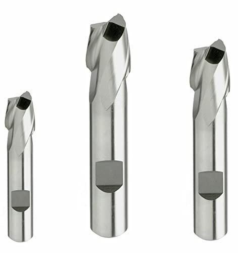 HSS-E (Co5%) Schaftfräser, Langlochfräser Z=2 Typ N, 25° HB Schaft Ø 2-32 mm, Made in Germany! (2,50 x 5 x 49 - d2=6 mm)