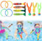 Udbrud Giocattoli da Immersione, 11pcs Giocattoli da Piscina Giochi da Allenamento in Piscina Nuoto Giochi d'affondamento Addestramento Regalo per Bambini
