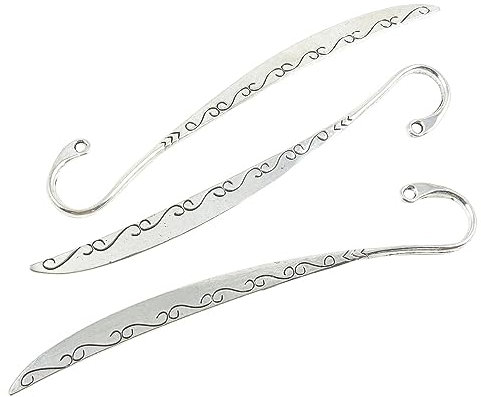 30 Stück Antik-Silber-Perlen für Schmuck, Basteln, Basteln, Basteln, Perlen, breites Schwert, Lesezeichen, Haarspieße, Haarspieße,