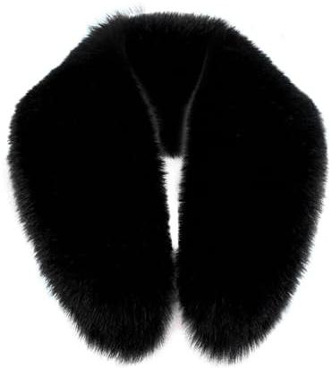 Asudaro Pelzkragen Damen, Winter Kragen Kunstpelzkragen Schal Weich Hals Wärmer Flauschig Kunstpelz Fellkragen Wie Echtpelz Kunstfell Kragen Bekleidungszubehör