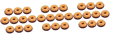 UPKOCH 30piezas Organizador De Auriculares De Silicona Forma De Donut De Enrollador De Cables Soporte Para Auriculares Almacenamiento Práctico y Compacto Para Escritorio y Viajes Color