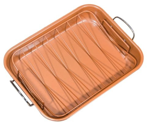 Milisten Bratpfanne Backform Grillrost Grillteller Brot Backblech Laib Brot Pfanne Brotbackofen Hähnchen-Backblech Backgeschirr Grillplatte Kuchenform