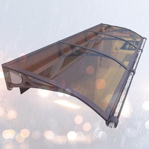 Marquesina Para Puertas Y Ventanas, Toldo Para Puerta, Ventanas Techos De Pvc, Tejadillo De Protección Contra La Lluvia Y La Nieve UV, Toldo Cubierta Ventana De Tejado, Toldo De Entrada De Techo ( Col