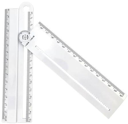 Transportador angular, regla paralela angular, herramienta de medición multifuncional transportador de ángulo, regla de dibujo de ángulo, herramienta precisa para manualidades