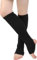 HSLPSM Damen Mädchen Ballettstulpen mit Fersenloch, Leg Warmers, Tanzen Stulpen Beinwärmer Ballett Yoga Stulpen Legwarmer Beinstulpen, Alle Jahreszeiten, Einheitsgröße (Schwarz,A-Schwarz)