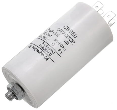 CBB60 Starting Capacitor 25uF electronic starter Capacitor 50 / 60Hz 450VAC with M8 screw for motor/washing machine Motor Speed Controllers