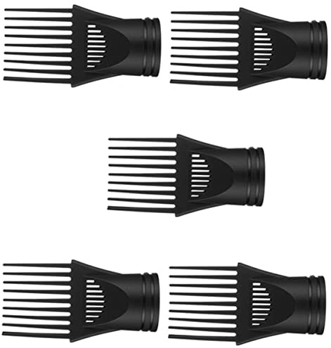 Hemobllo 5pezzi Ugello Pettine per Asciugacapelli Pettine per Ugello Accessorio per Asciugacapelli di Ricambio per Strumento per Styling Materiali Plastici