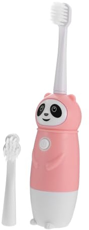 Cepillo de Dientes Automático Infantil Ipx7 Pp para Niños y Bebés | Juego de 1, Color Rosa, Batería Aaa No Incluida, Cuidado Cómodo para Dientes y Encías