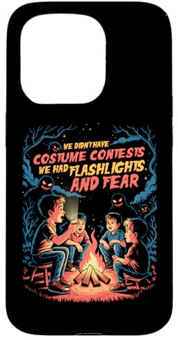 We Didn't Have Costume Contests We Had Flashlight Nostalgia Case for iPhone 15 Pro