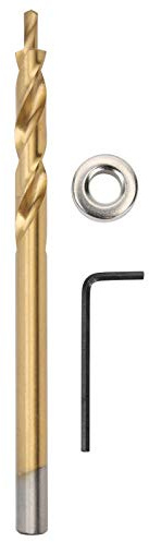 Punzone obliquo per trapano 9,5mm in acciaio ad alta velocità M2 - Ideale per legno duro, foratura veloce e precisa, resistente e durevole per falegnameria professionale