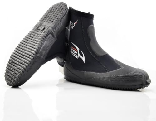 Bottes de plongée en néoprène, caoutchouc SCR antidérapant pour la plongée avec tuba, le surf, chaussures aquatiques hautement élastiques