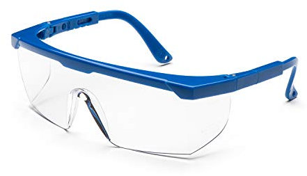 Univet 511.03.01.00H - Occhiali protettivi/sovraocchiali, con lente clear e rivestimento antigraffio, Per volti piccoli