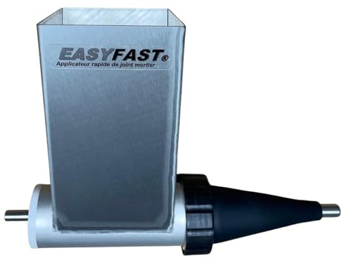 EASYFAST Aplicador de juntas de mortero para piedra y ladrillo con taladro – precisión profesional y limpieza rápida