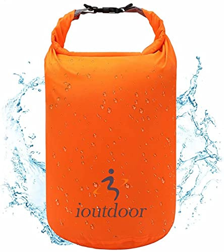 ioutdoor Dry Bag 2L/5L/10L/20L/40L/70L wasserdichte Tasche | Ultra-Light Trockensack Wasserdicht, Abriebfest, Reißfest, für Kajakfahren, Strand, Schwimmen, Camping, Wandern Reisen