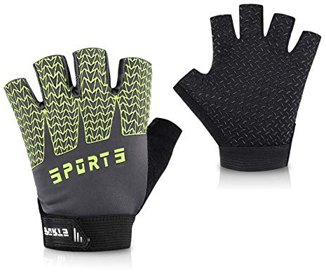 Accmor Kids Sport Gloves, Kids Half Finger Gloves for Boys Girls Cycling, Camping, Fishing, Outdoor Sports