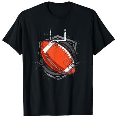 Maglia da calcio americana | Vintage Rugby Ball Football Maglietta
