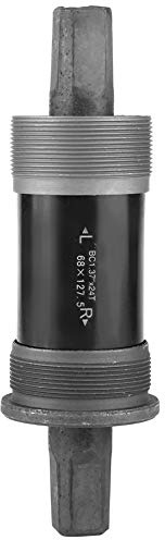 Alomejor Fahrrad Innenlager Vierkantloch Kurbelachse für Vierkant Konische Spindelkurbel für 68mm Rahmenschale(68 * 127,5 mm)