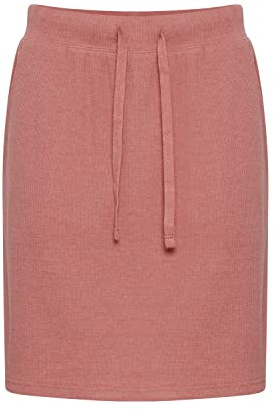 OXMO OXLou Dam, kort kjol, elastiskt midjeband med snören, Ash Rose Melange (1715141), XL
