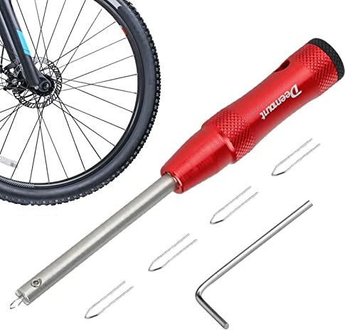 higyee Fahrrad Speichenwerkzeug,Mountainbike Speichenschlüssel - Mountainbike Rennrad Speichennippel Reparatursatz mit Innensechskantschlüssel