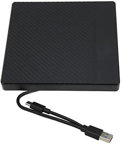 Mrisata Scatola unità Dvd Esterna Usb3.0 Scatola unità Dvd Esterna Scatola Lettore Dvd per Laptop Scatola Riscrivitore CD Rom Scatola Lettore Dischi CD Esterna Scatola unità Dvd