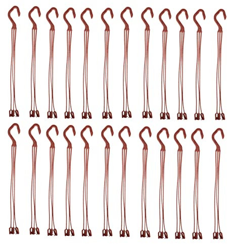 DELURA 50pcs Chlorophytum Hook House Plants Indoors Live Flower Planter Hooks Plant Hanging Holders Hanging Basket Hooks Circle Hooks Wind Chime Hanger Plastic Hanging Hooks Plant Hangers/189