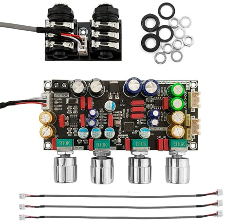 DollaTek Digital Microphone Amplifier Board Karaoke Plate Preamplifier Reverberator Suite Component Microphone Amplifier Board AMP?