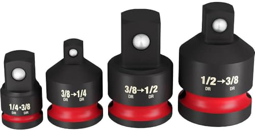 Milwaukee Electric - Shockwave IMP Duty 1/4-1/2DR Adapter Set