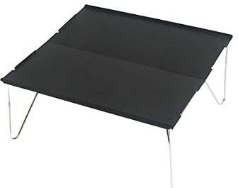 YIHANSS Klapptisch für den Außenbereich, langlebige Aluminiumplatte, tragbarer Tisch, leichte Mini-Möbel für Grill, Camping, Picknick, Wandern