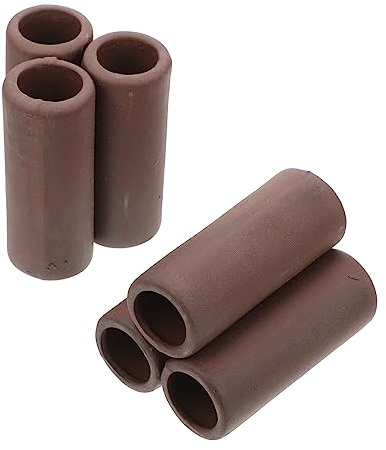 Milisten 2pcs Fish Tank Hideout Aquarium Reptile Cave Fish Breeding Cave Aquarium Frog Habitat Fish Pipes Clay Pot Adornment Shrimp Underwater Shelter Decor Aquarium Supplies Pottery