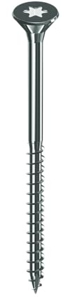 Starblock - Vis à bois/agglo, 4x30, Tête fraisée, Empreinte Torx, Acier zingué, Filetage partiel, Boîte de 500