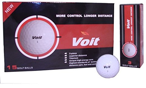 Ram Voit Golf Distance White Mens Golf Balls, 15 Balls / 1 Pack