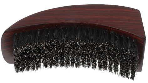 VALICLUD Holz-haar Und Bartbürste Mit Weichem Pinselkopf Ergonomischem Griff Und Rutschfestem Design Für Pflege Von Bart Und Haar Unterwegs Für Männer Geeignet