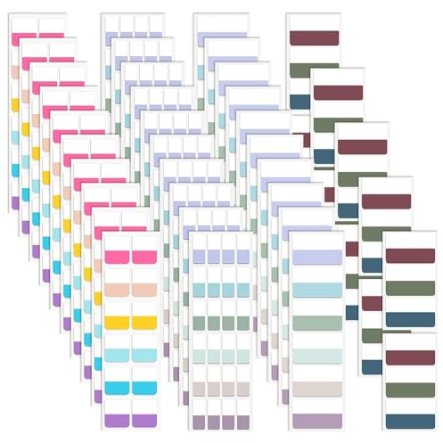 450PCS Marque Page Adhésif, Post It Livre Autocollantes Onglets d'Index Adhésifs Étiquettes d'Index Marqueurs Adhésifs Multicolore Fournitures Papeterie Scolaires Bureau