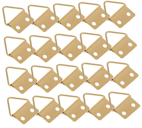 NULYLU Boucles pour Cadres Photo 150 Pièces, Crochets Triangulaires pour Fixation Murale, Accessoires Suspendre pour Tableaux à L'Huile et Photos Encadrées