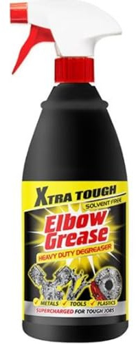 Elbow Grease Heavy Duty Degreaser 1L (Pack of 1) – Xtra Tough All-Purpose Cleaner for Grease, Oil & Grime, Solvent-Free Multi-Surface Cleaner for Metal, Plastic & Tools, 1000ml Each