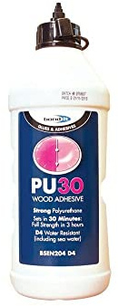 Bond It BDAPU375 PU:30 Wood Adhesive 750g Polyurethane Water Resistant PU Glue
