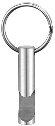 JOVIVI Edelstahl Flaschenöffner Schlüsselanhänger Taschenschlüsselanhänger Klein Bieröffner Schlüsselring Keychain