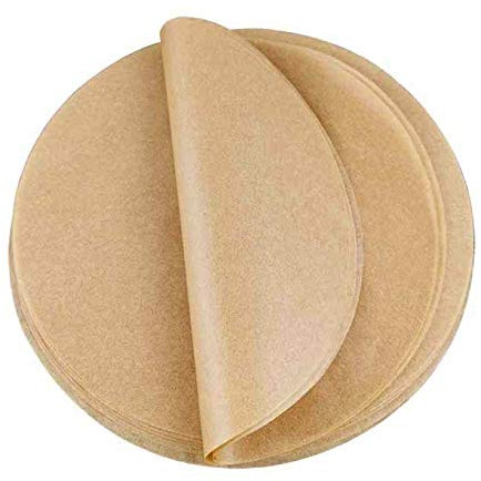 100 Blatt Ø30cm Airfryer Backpapier Für Heißluftfritteuse Zuschnitte Rund, Hitzebeständig Antihaftbeschichtet Pergamentpapier Für Pizza, Ofen, Luftfritteuse, Bratpfanne, Grill