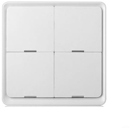 CNANRNANC Scene Funkschalter 4 Gangs ZigBee Wireless 12 Scene Switch Push Button Controller für Tuya-Geräte