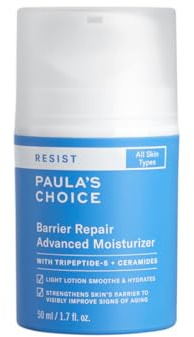 Paula's Choice RESIST Barrier Repair Avancerad Fuktighetskräm - Anti-Ageing Night Cream Återfuktar och Lugnar - För Fastare Hud och Reducering av Rynkor - Alla Hudtyper - 50 ml