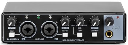 VUIUYOIES Carte Son Externe USB-C pour Une expérience Audio immersive Carte Son Externe USB 2.0 en métal avec Connexion USB-C, Noir