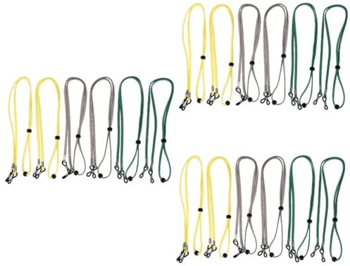 Artibetter 18stücke Teiliges Verstellbares Brillenband Aus Weichem Material Brillenhalterung Für Sport Und Freizeit Geeignet Für Sonnenbrillen Und Brillen Rutschfest Schützt Vor Verlust