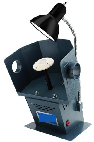 YQVEOT Polisseuse, Machine de polissa et de ponça de Bijoux DM-4, ​​équipement de polissa de Miroir de Bureau antirouille for Surface métallique et Outils de Bijoux